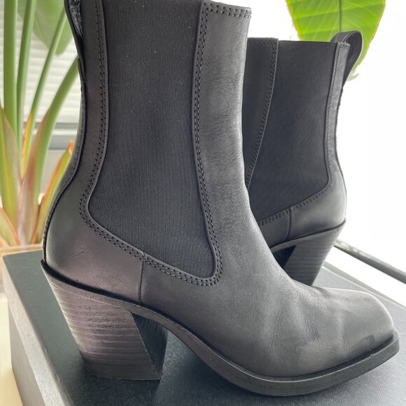 RAG & BONE Axis Chelsea Boot/ Color: Black - Picture 6 of 9